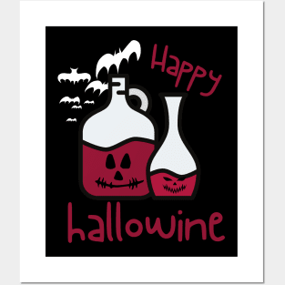 Happy Hallowine Posters and Art